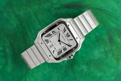 Cartier Santos De Cartier WSSA0018 Large Stainless Steel White Dial 2021 Model