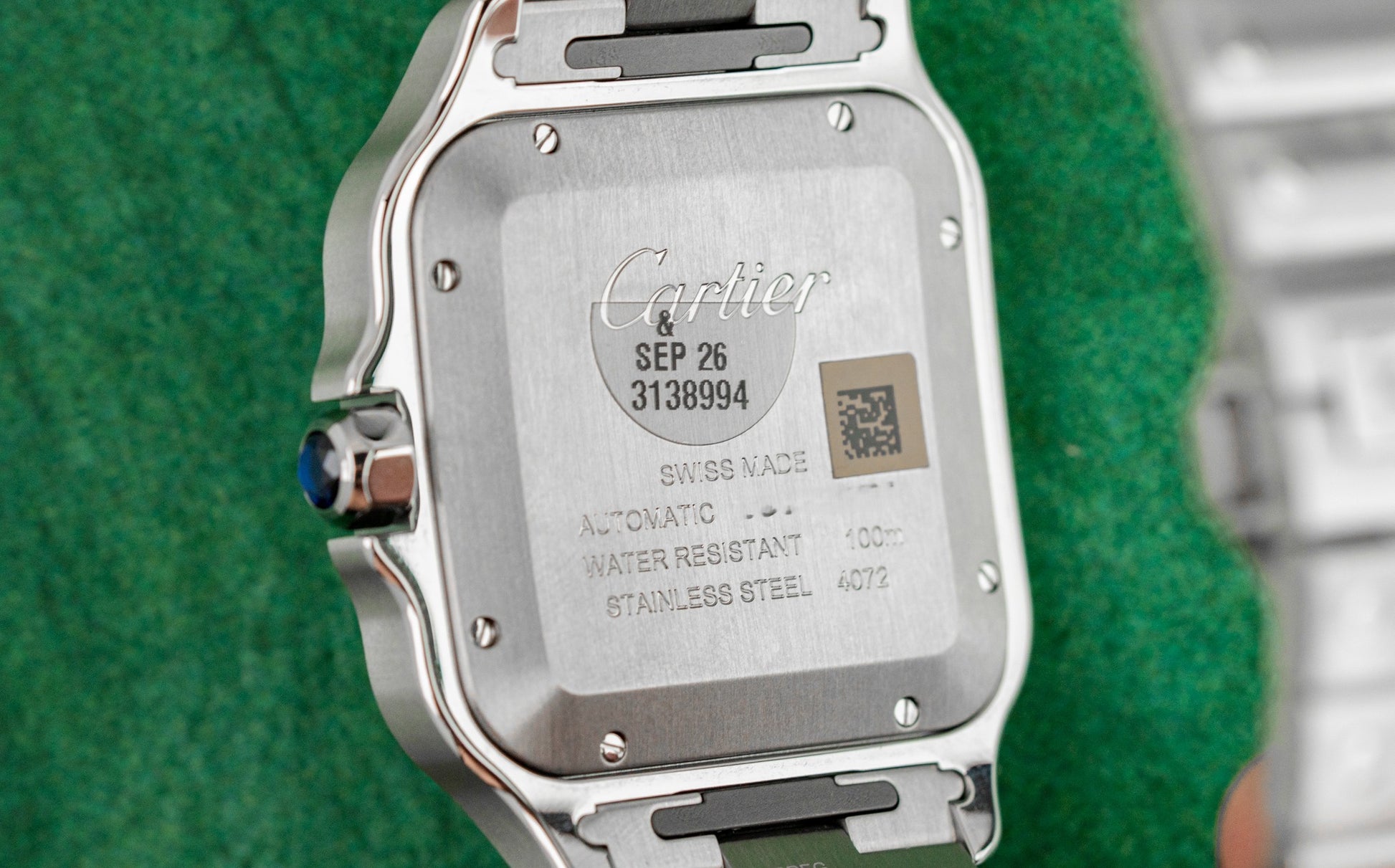 Cartier Santos De Cartier WSSA0030 Large Size Blue Dial 2024 Model New