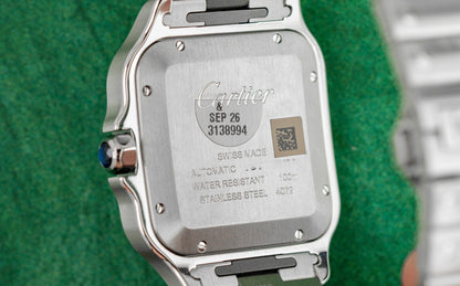 Cartier Santos De Cartier WSSA0030 Large Size Blue Dial 2024 Model New