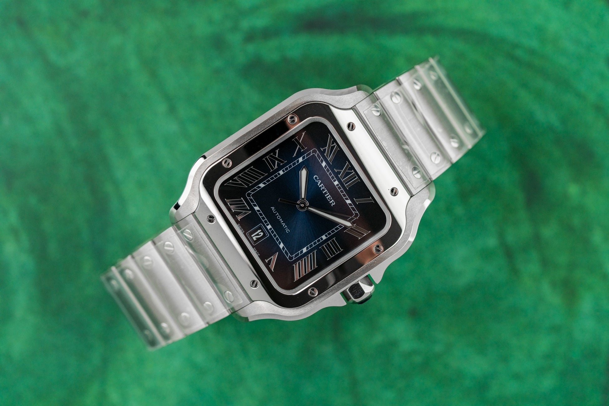 Cartier Santos De Cartier WSSA0030 Large Size Blue Dial 2024 Model New