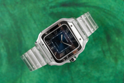 Cartier Santos De Cartier WSSA0030 Large Size Blue Dial 2024 Model New