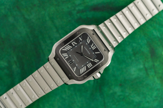 Cartier Santos Large WSSA0037 Stainless Steel Black DLC 2023 Model