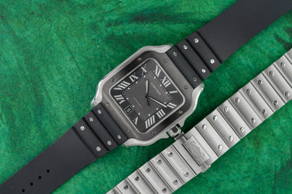 Cartier Santos Large WSSA0037 Stainless Steel Black DLC 2023 Model