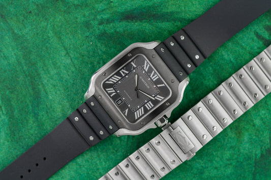 Cartier Santos Large WSSA0037 Stainless Steel Black DLC 2023 Model