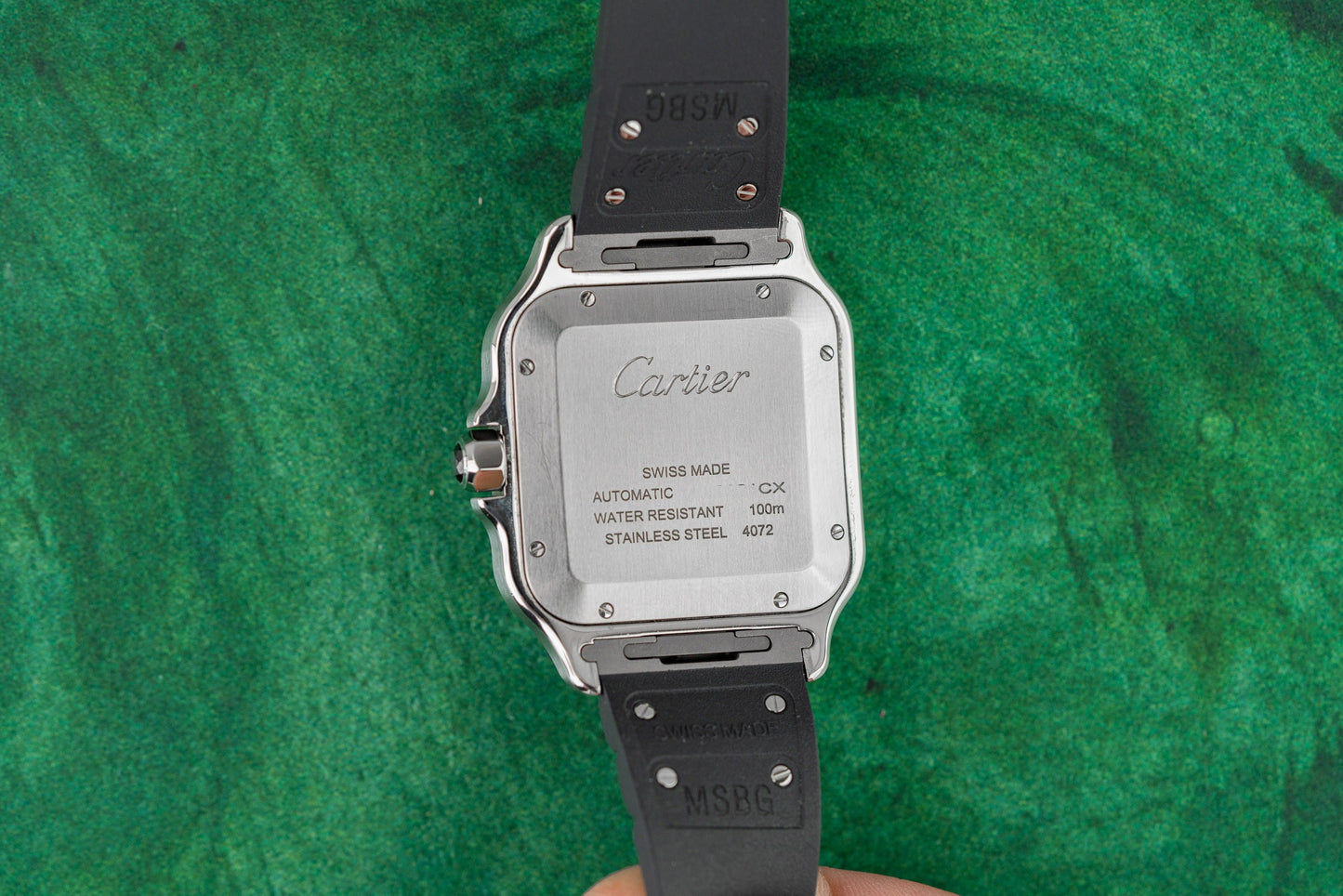 Cartier Santos Large WSSA0037 Stainless Steel Black DLC 2023 Model