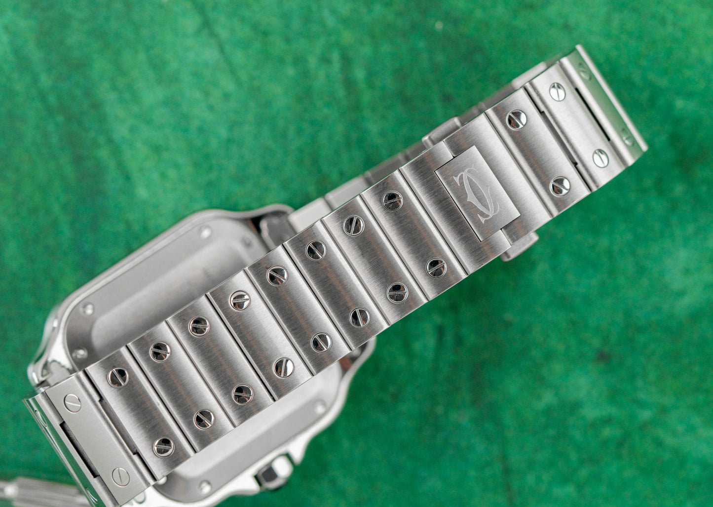 Cartier Santos De Cartier WSSA0061 Medium Green Dial 2024 Model