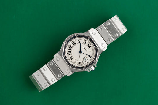 Cartier Santos Octagon 2965 Stainless Steel Watch | Buy luxury watches in Sydney from The Watch Business