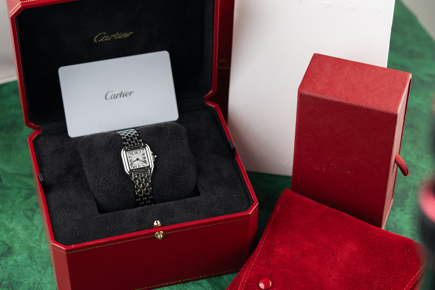 Cartier Panthere Small WSPN0013 Silver Dial Full Set Box and Papers - Sydney