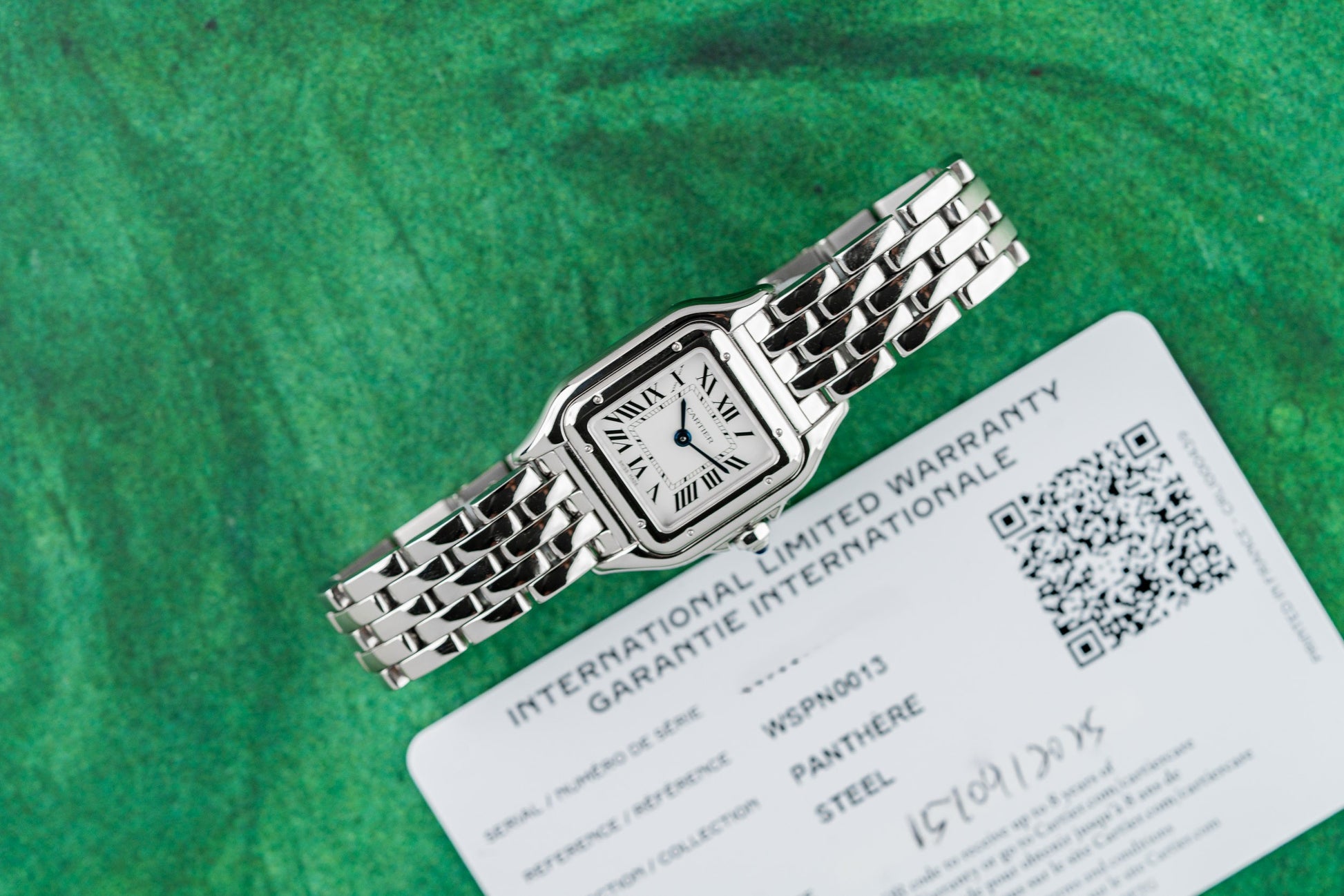 Cartier Panthere Small WSPN0013 Silver Dial Warranty Card and Papers - Sydney