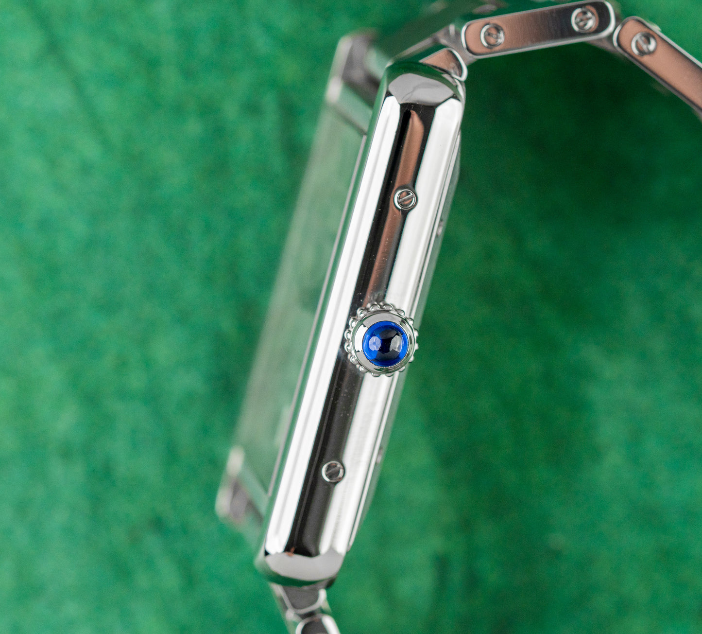 Cartier Tank Solo XL 3515 Silver Opaline Dial Stainless Steel Bracelet Clasp 2012 - Sydney