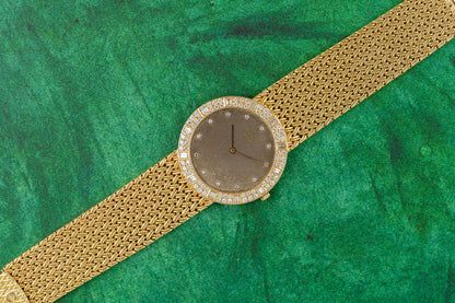 Chopard Model 419940 18k Yellow Gold Factory Diamond Dial and bezel Circa 90s