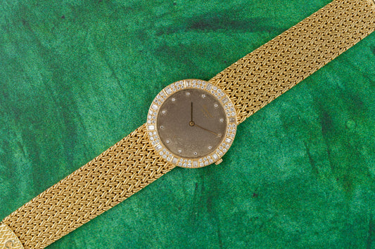 Chopard Model 419940 18k Yellow Gold Factory Diamond Dial and bezel Circa 90s