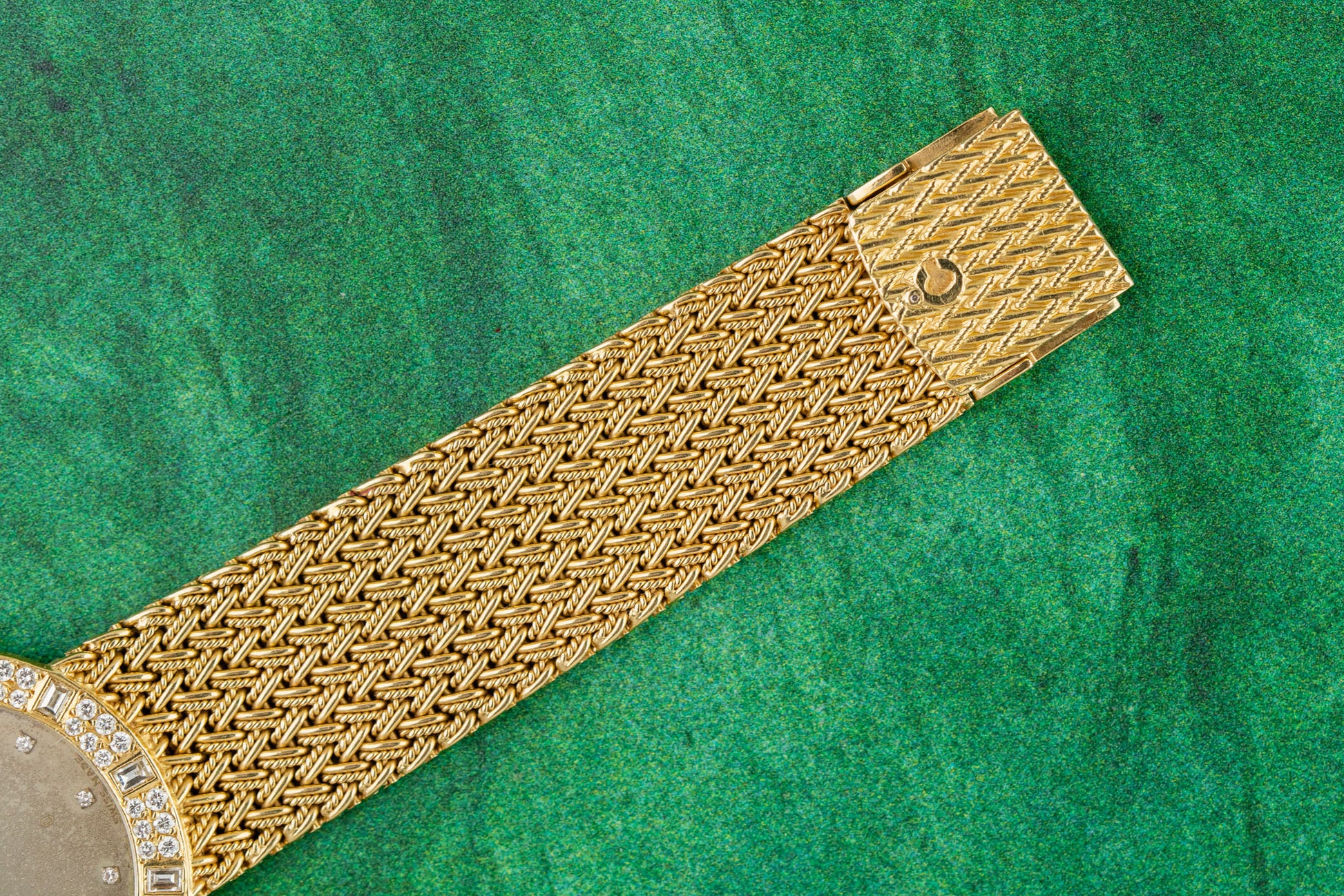 Chopard Model 419940 18k Yellow Gold Factory Diamond Dial and bezel Circa 90s