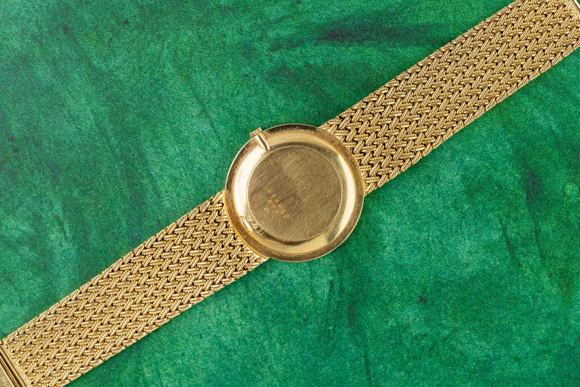 Chopard Model 419940 18k Yellow Gold Factory Diamond Dial and bezel Circa 90s