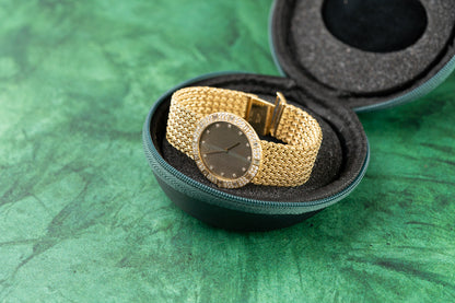 Chopard Model 419940 18k Yellow Gold Factory Diamond Dial and bezel Circa 90s