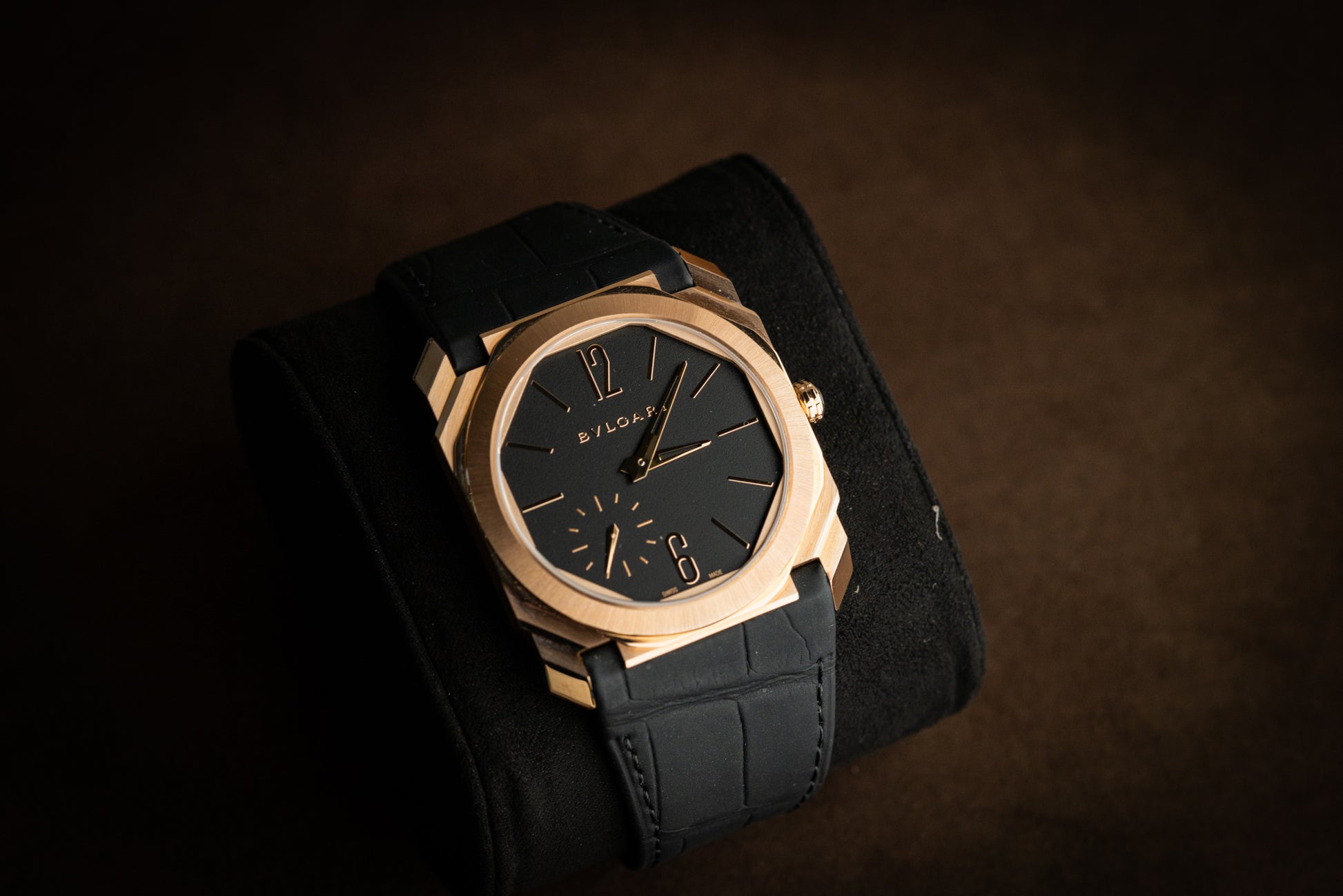 Bulgari Octo Finissimo 40mm 103286 Rose Gold Black Dial 2023 Model