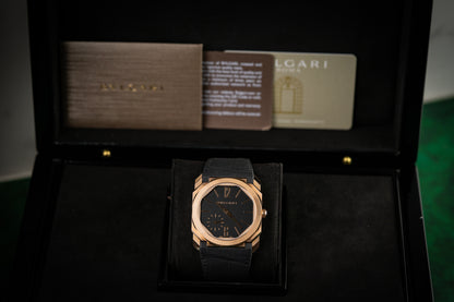 Bulgari Octo Finissimo 40mm 103286 Rose Gold Black Dial 2023 Model
