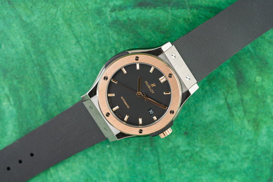 Hublot Classic Fusion 542.NO.1181.RX Black Dial Titanium King Gold 2026 - The Watch Business Sydney