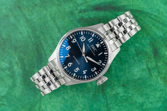 IWC Big Pilot's Watch 43 IW329304 Stainless Steel Blue Dial 2021 Model