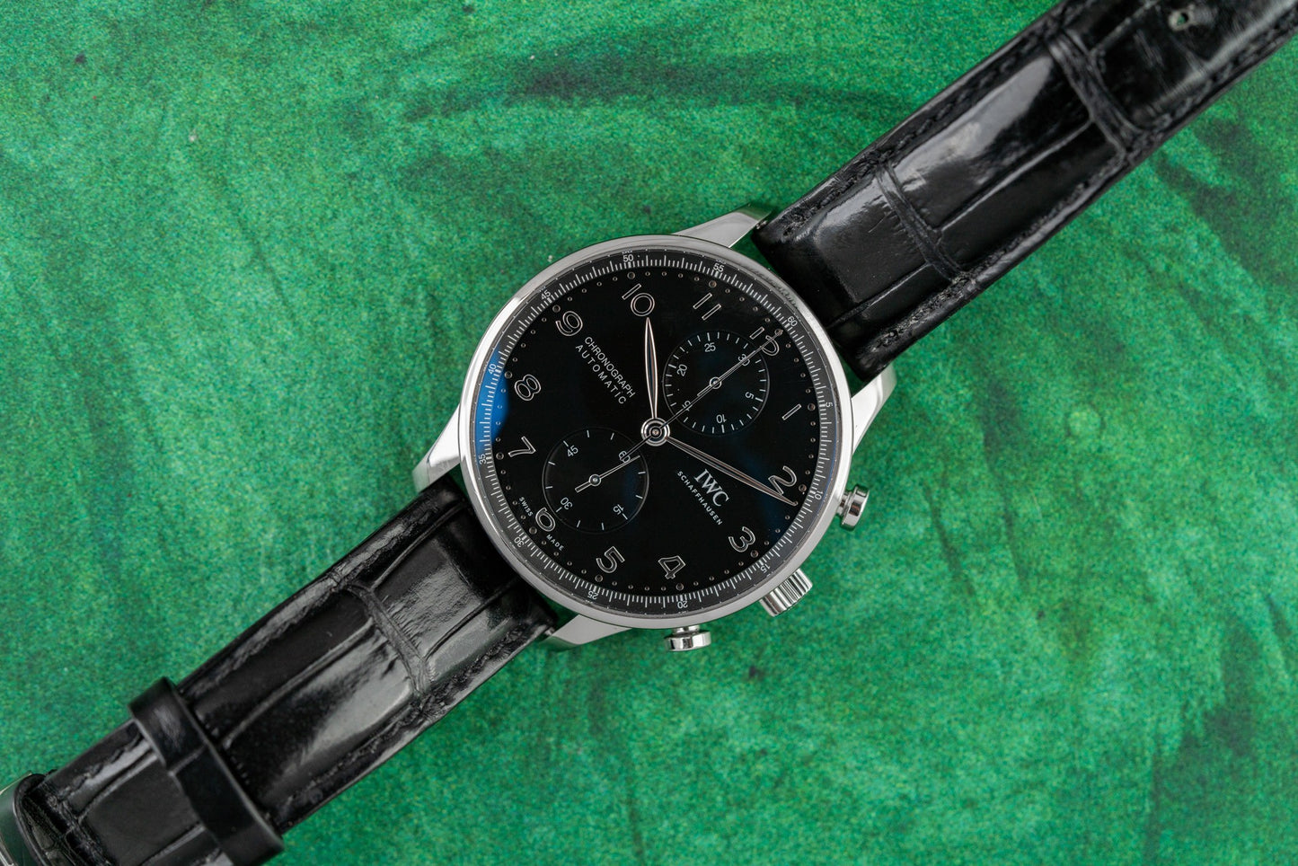 IWC Chronograph Portuguese IW371609 Black Dial 2023 Model