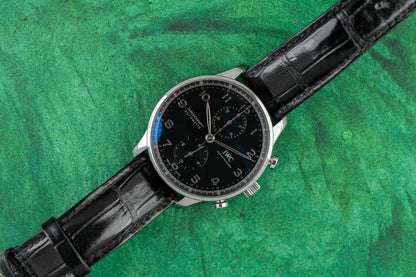 IWC Chronograph Portuguese IW371609 Black Dial 2023 Model
