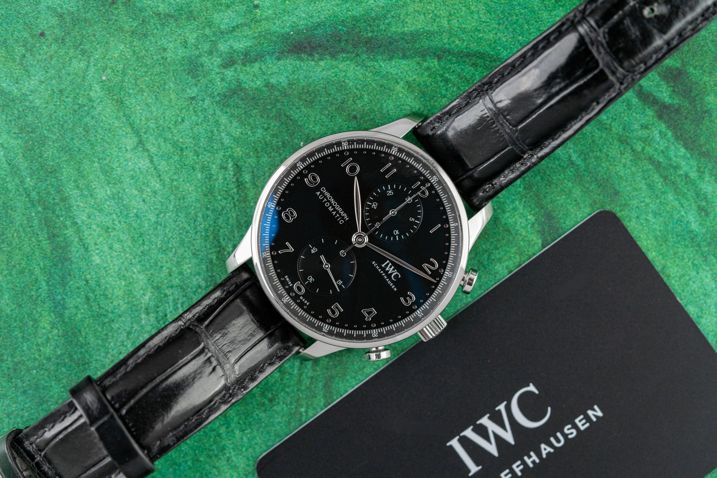 IWC Chronograph Portuguese IW371609 Black Dial 2023 Model