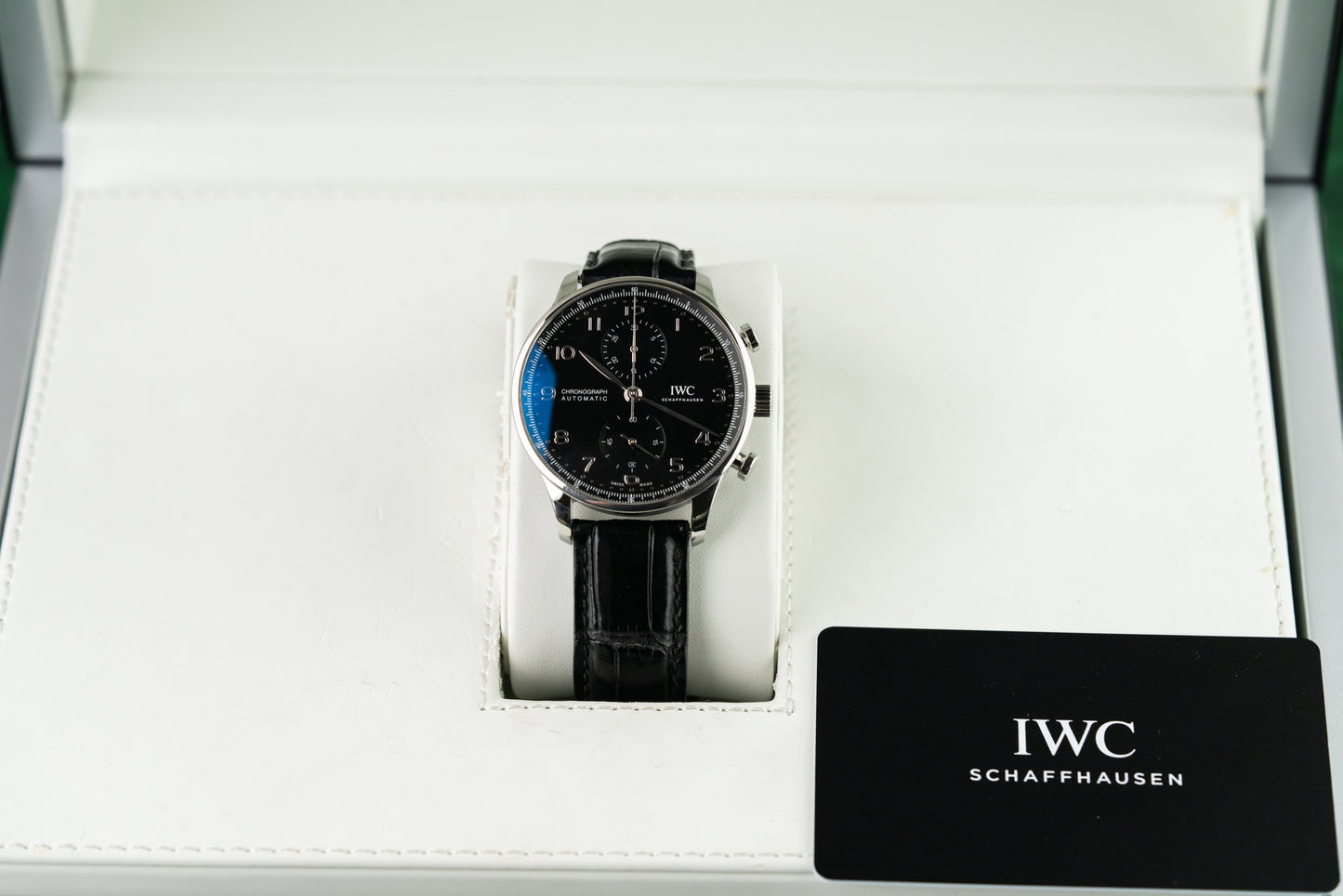 IWC Chronograph Portuguese IW371609 Black Dial 2023 Model