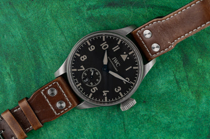IWC Big Pilot Heritage 48 IW510301 Black Dial Titanium 2018 - The Watch Business Sydney