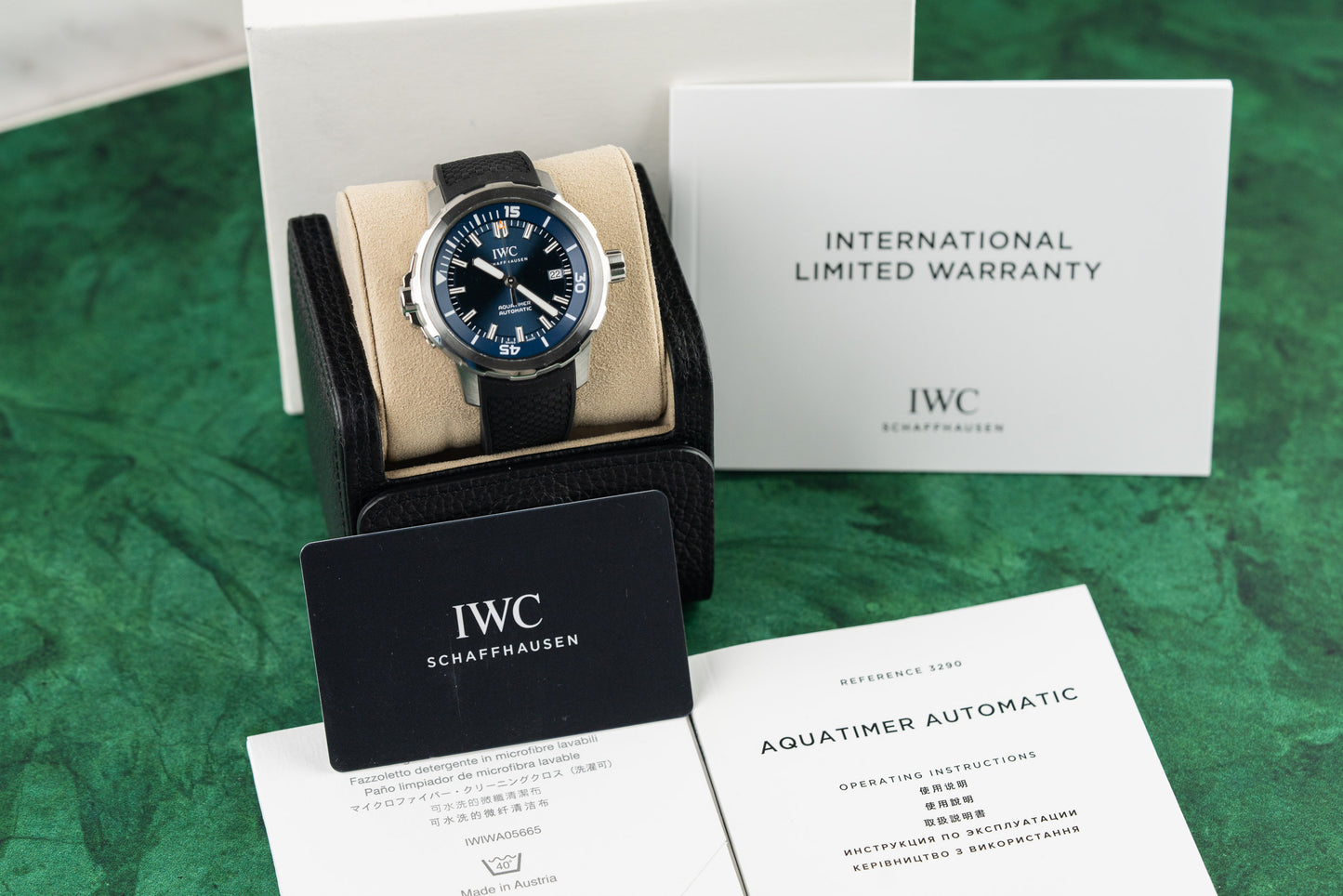 IWC Aquatimer Automatic IW329005 Blue Dial Stainless Steel 2020 Model