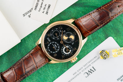 IWC Portuguese Perpetual Calendar IW502103 dial close-up - Pre-Owned Sydney