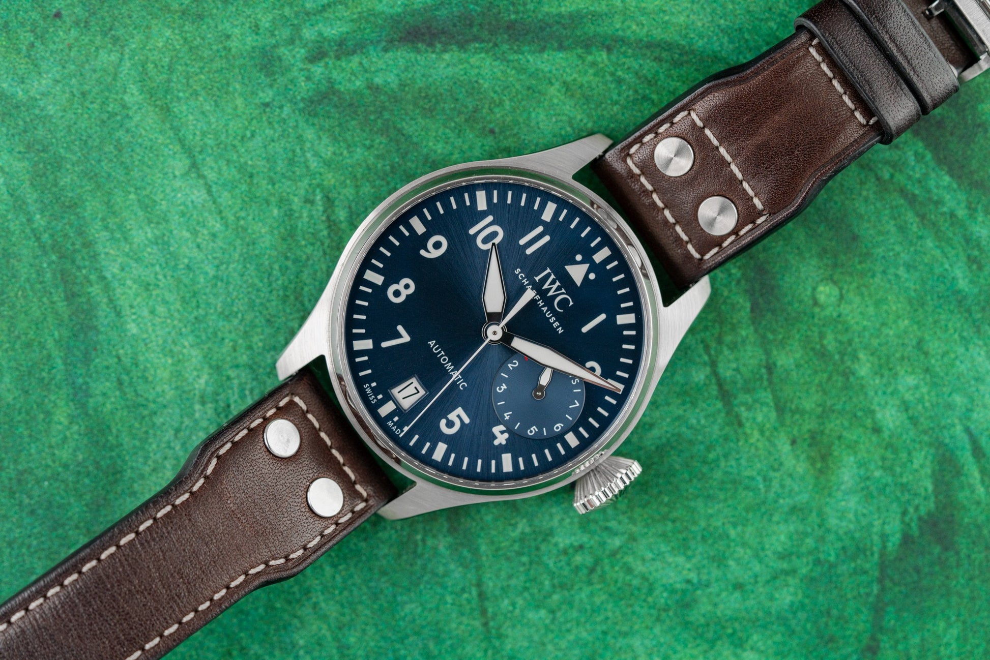 IWC Big Pilot IW501002 Stainless Steel Blue Dial 2020 Model
