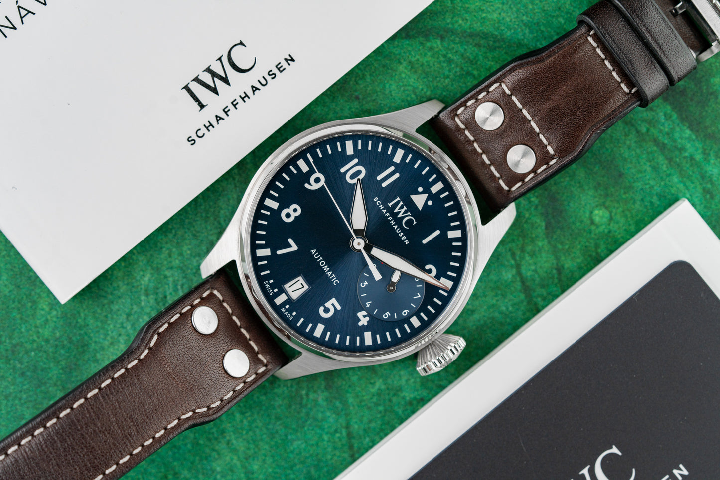 IWC Big Pilot IW501002 Stainless Steel Blue Dial 2020 Model