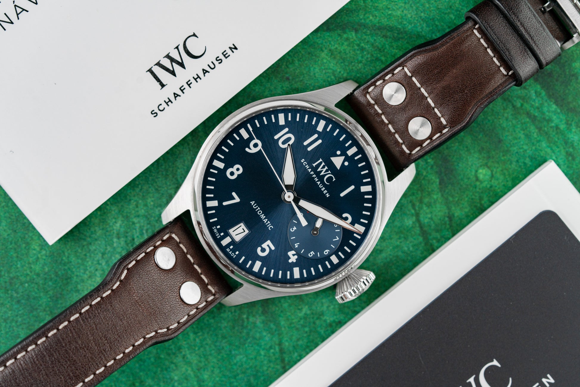 IWC Big Pilot IW501002 Stainless Steel Blue Dial 2020 Model