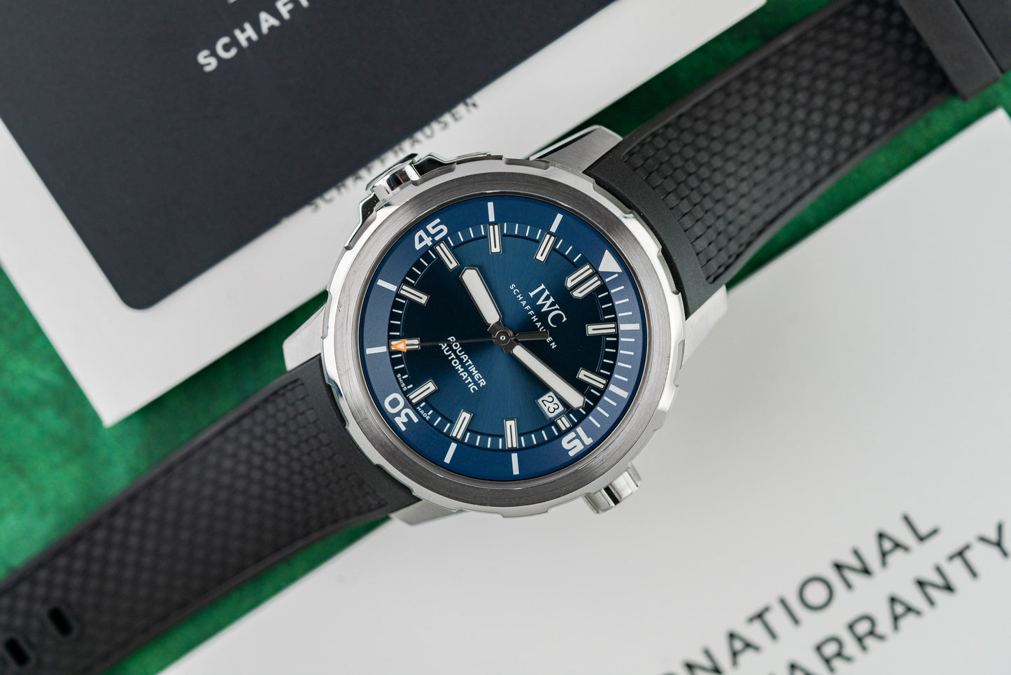 IWC Aquatimer Automatic IW329005 Blue Dial Stainless Steel 2020 Model