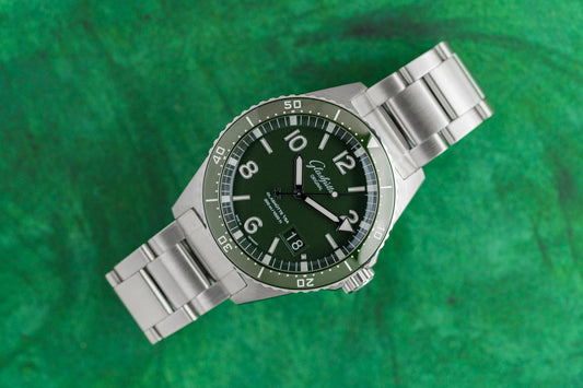 Glashütte Original SeaQ Panorama Date 1 36 13 07 83 33 Green Dial 2023 Model