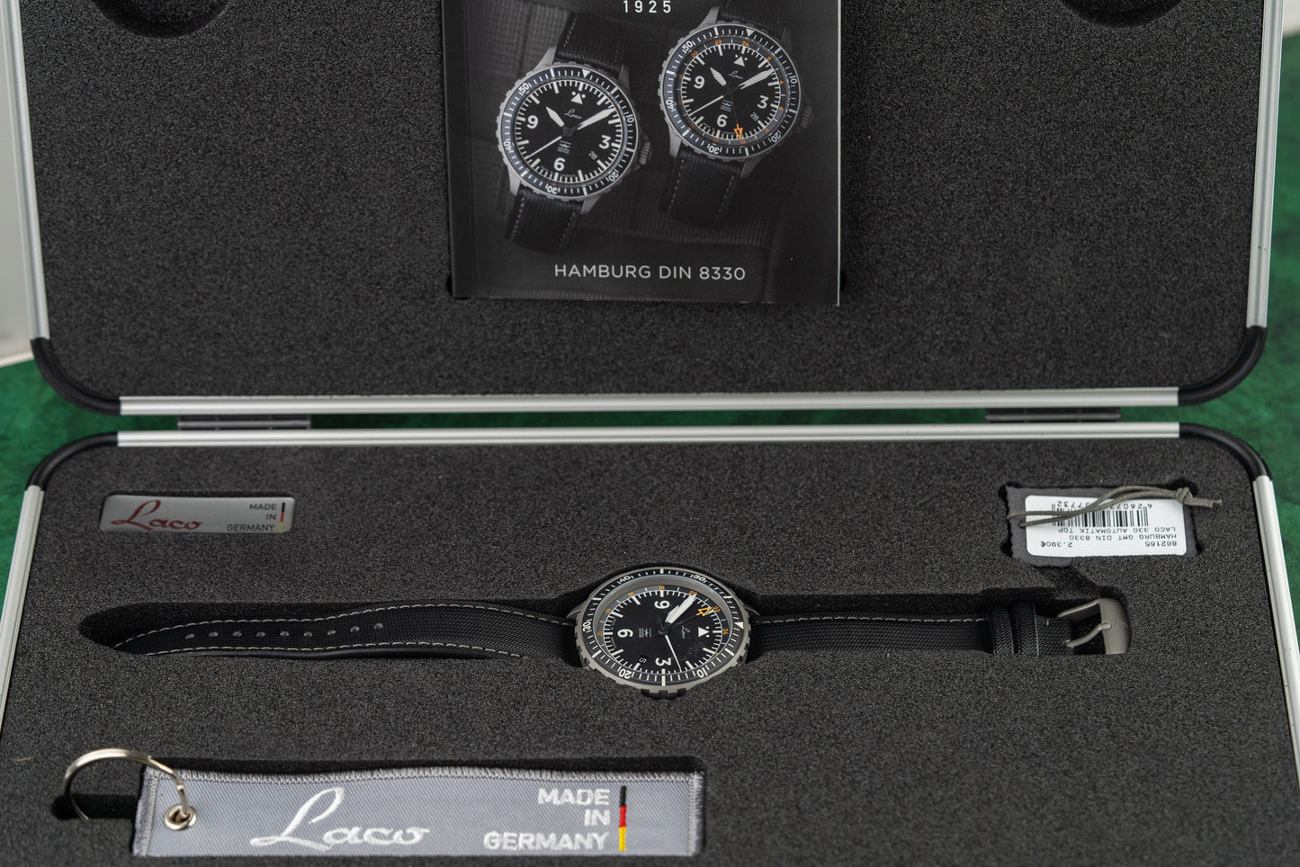 Laco Hamburg GMT DIN 8330 Stainless Steel Ceramic Bezel 2024 Model