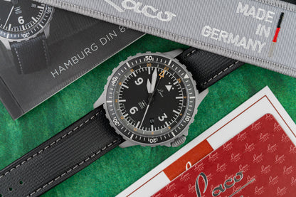 Laco Hamburg GMT DIN 8330 Stainless Steel Ceramic Bezel 2024 Model