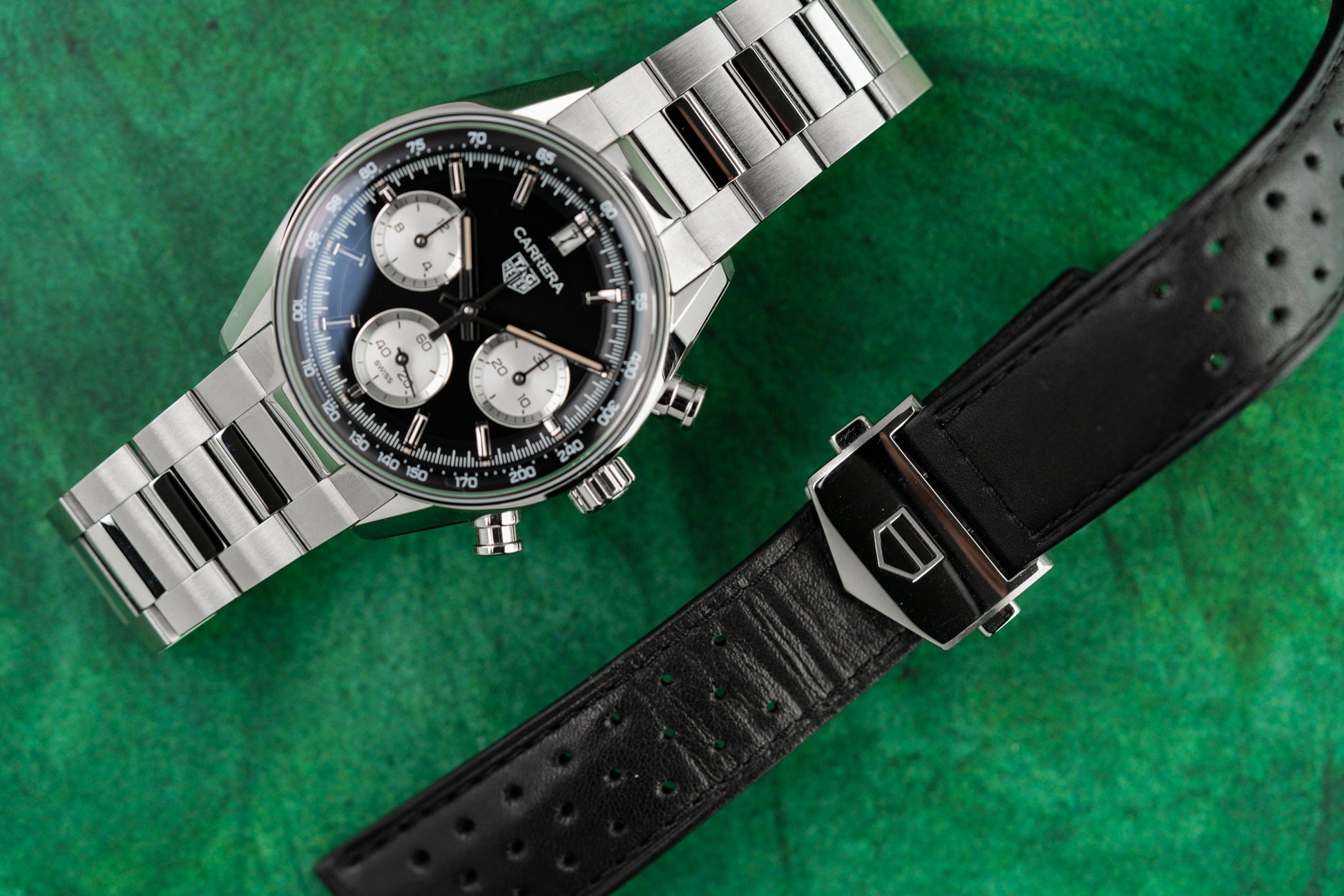 TAG Heuer Carrera Chronograph CBS2210.FC6534 Stainless Steel Black Dial 2024