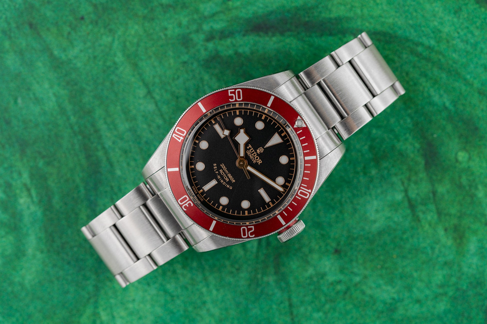 Tudor Black Bay Heritage 79220R Red Bezel 'Smiley' ETA Movement 2014 Model