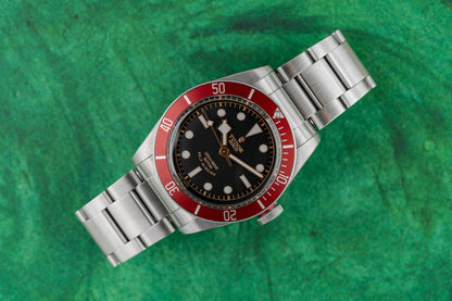 Tudor Black Bay Heritage 79220R Red Bezel 'Smiley' ETA Movement 2014 Model