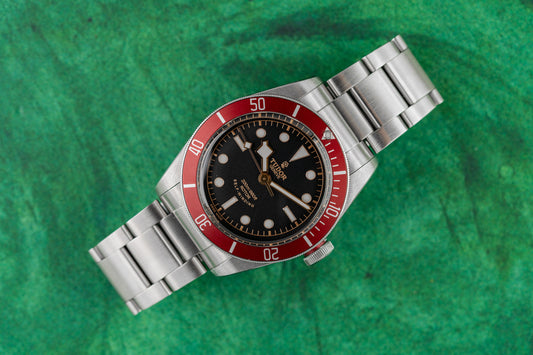 Tudor Black Bay Heritage 79220R Red Bezel 'Smiley' ETA Movement 2014 Model