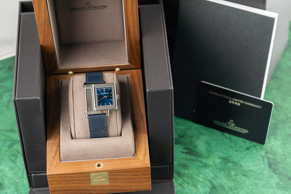 Jaeger-LeCoultre Reverso Tribute Q716848J Boutique Blue Dial Stainless Steel 2026 - The Watch Business Sydney