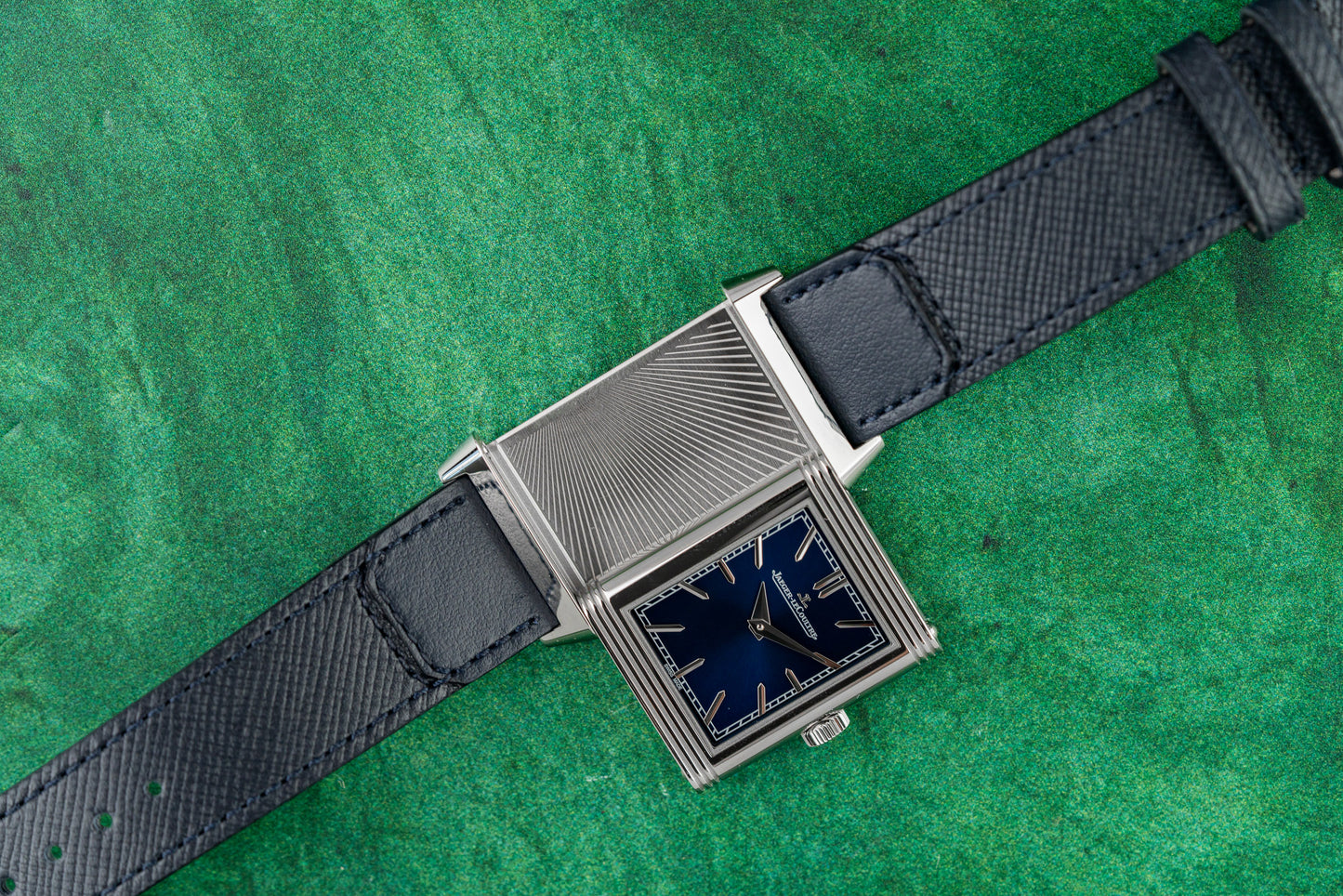 Jaeger-LeCoultre Reverso Tribute Q716848J Blue Dial Full Set Box and Warranty Card 2026 - The Watch Business Sydney