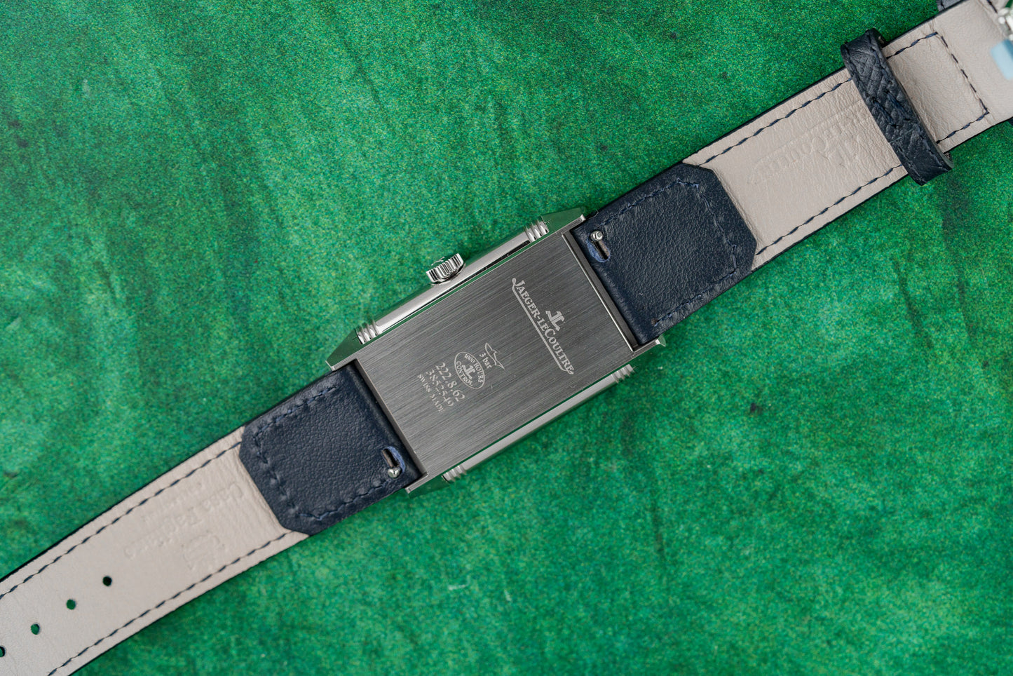 Jaeger-LeCoultre Reverso Tribute Q716848J Blue Dial Full Set Box and Warranty Card 2026 - The Watch Business Sydney