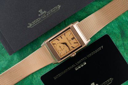 Jaeger-LeCoultre Reverso Tribute Monoface Q713216J Gold Dial Rose Gold 2026 - The Watch Business Sydney