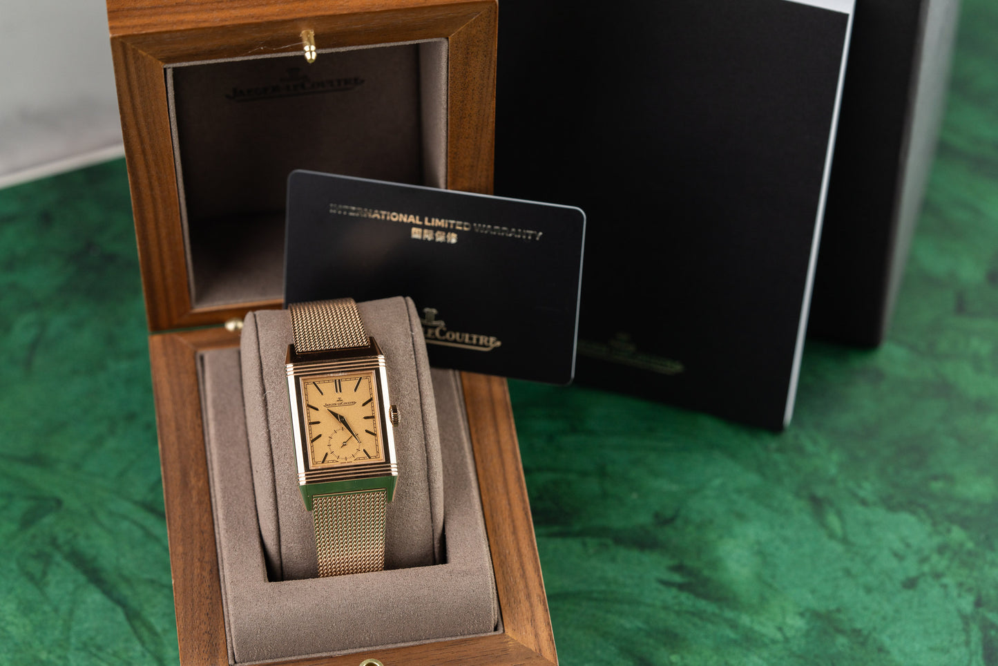Jaeger-LeCoultre Reverso Tribute Monoface Q713216J Gold Dial Full Set Box and Papers 2026 - The Watch Business Sydney
