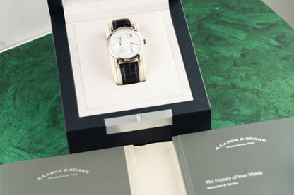 A Lange Sohne Lange 1 191.039 Silver Dial White Gold 2026 - The Watch Business Sydney
