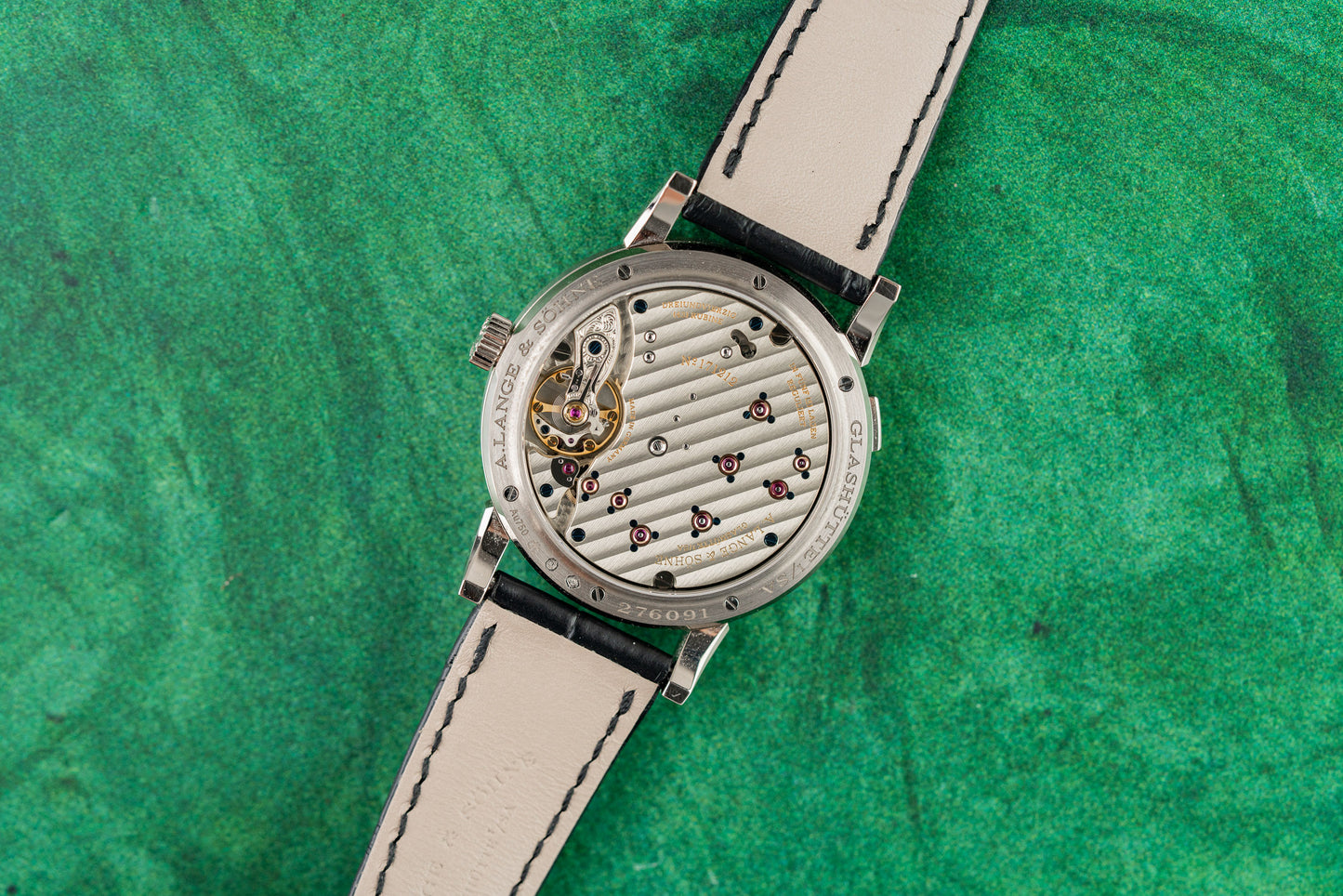 A Lange Sohne Lange 1 191.039 Silver Dial Wrist Shot - Sydney