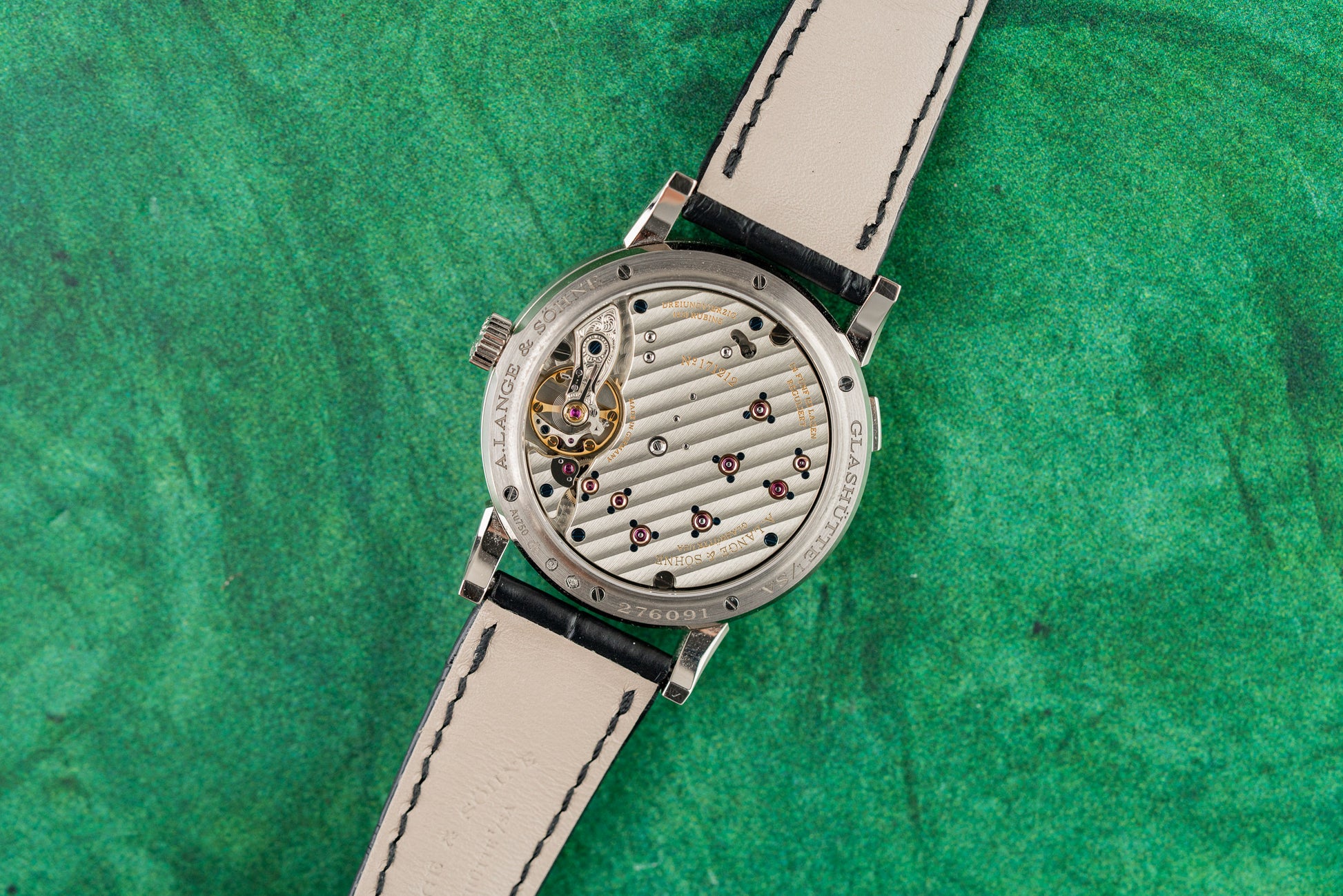 A Lange Sohne Lange 1 191.039 Silver Dial Wrist Shot - Sydney