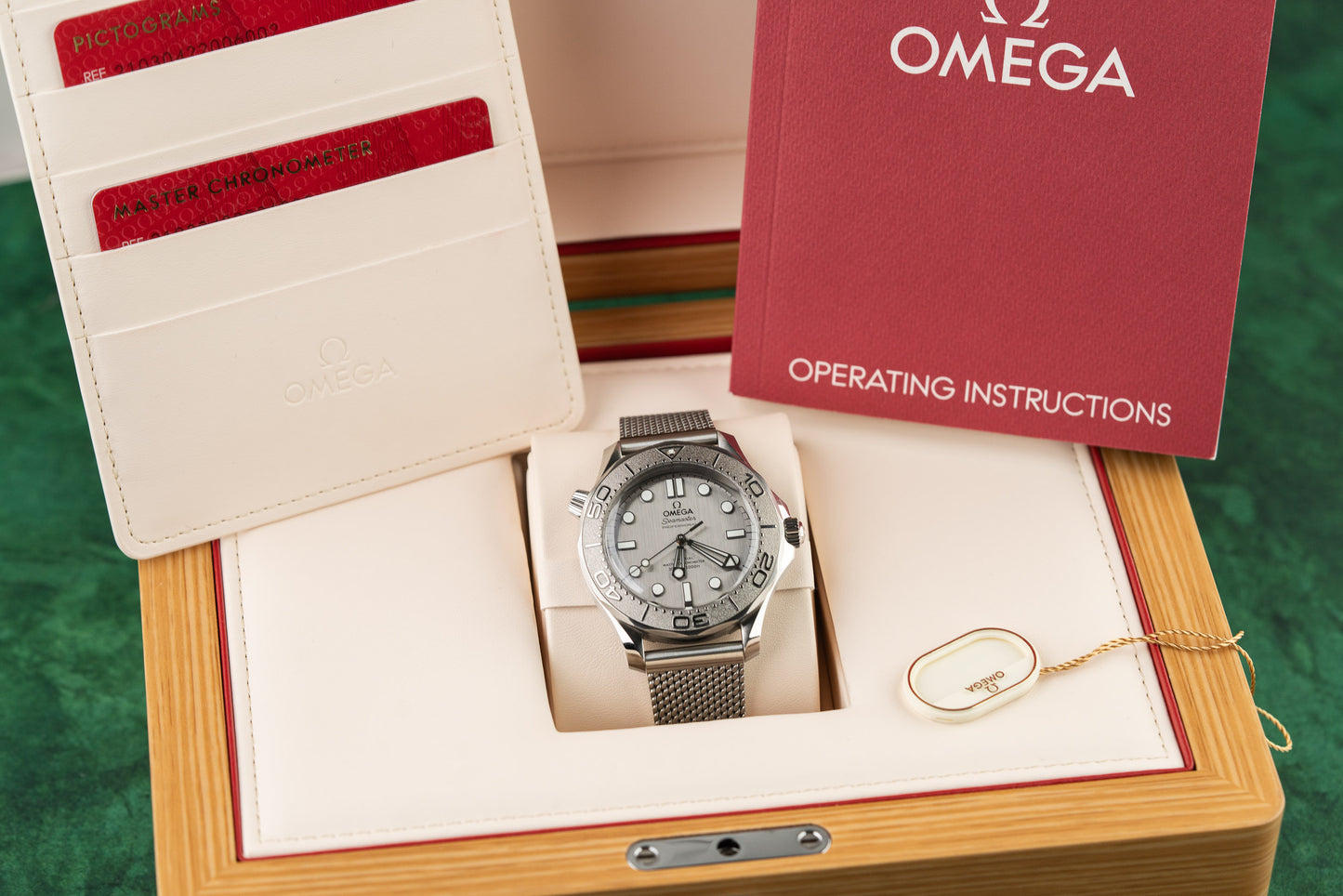 Omega Seamaster Diver 300m 210.30.42.20.06.002 Titanium Milanese 2025 - The Watch Business Sydney